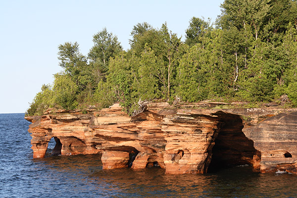 Devils Island Seacaves, Lake Superior
