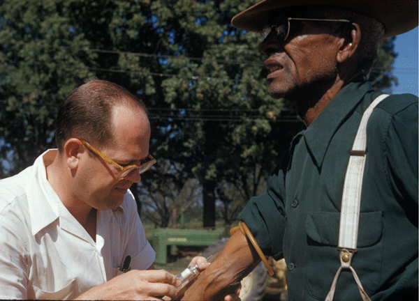 Research subject from the Tuskegee syphilis study.