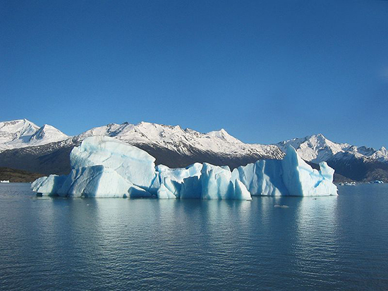 Iceberg in Lago, Argentina by Ilya Haykinson