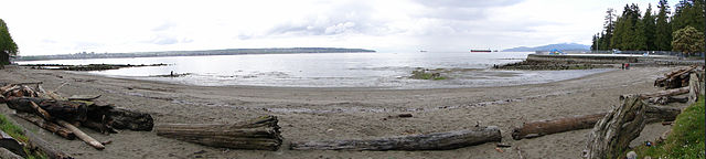 English Bay Panorama, Adam Jones PhD, 25-Apr-10