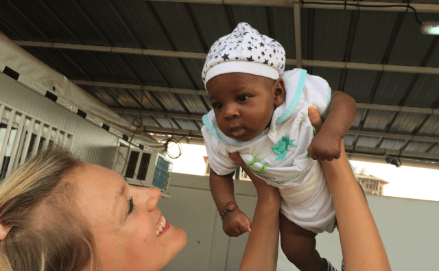 Nubia, 7 months old. Photo Credit and Copyright: Médecins Sans Frontières